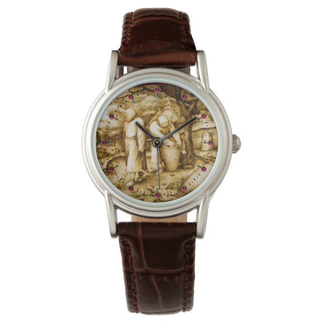 RINDFLEISCH UND HONEY BIENS ARMBANDUHR (Vorderseite)