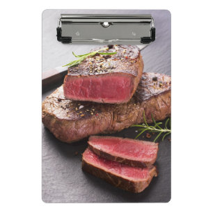Rindfleischsteak Mini Klemmbrett