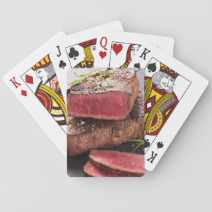 Rindfleischsteak Spielkarten