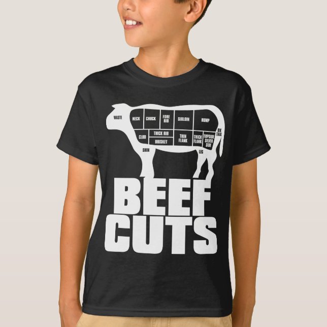 Rindfleischstücke T-Shirt (Vorderseite)