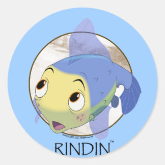 RINDIN-Aufkleber Runder Aufkleber