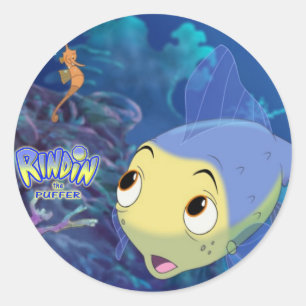 RINDIN der Puffer-Aufkleber Runder Aufkleber