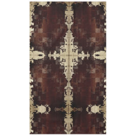 Rindleder-Patchwork-Druck Tischdecke