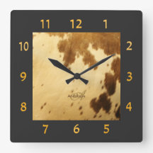 Rindleder-Pelz-Druck Monogramm-rustikaler schicker