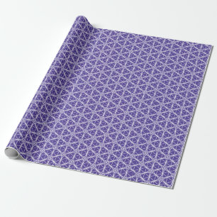 Rindo-Blumenmuster Japan traditionelle weiße Linie Geschenkpapier