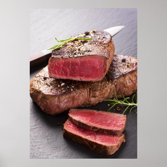 Rindsteak Poster (Vorne)