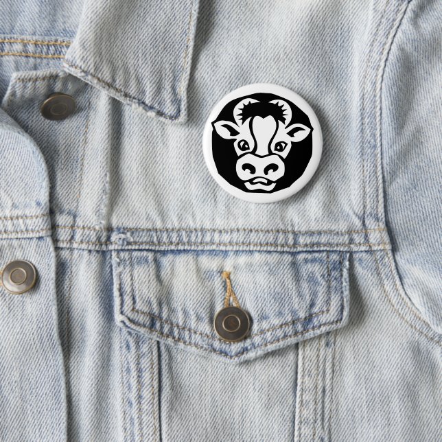Rindvieh Button (Beispiel)
