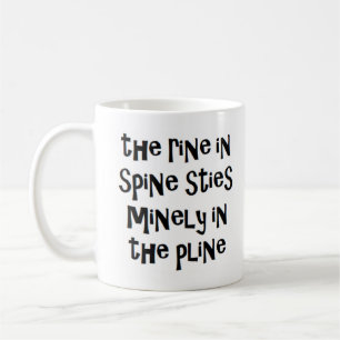 rine dans la tasse de café de la colonne vertébral