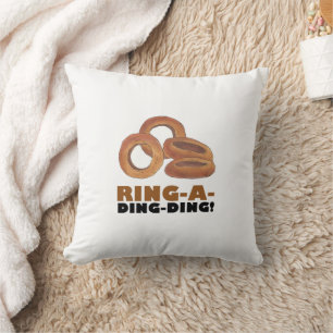 Ring-A-Ding-Zwiebelring Rings Junk Food Feinschmec Kissen