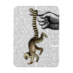 Ring angebundener Lemur auf Finger 2 Magnet