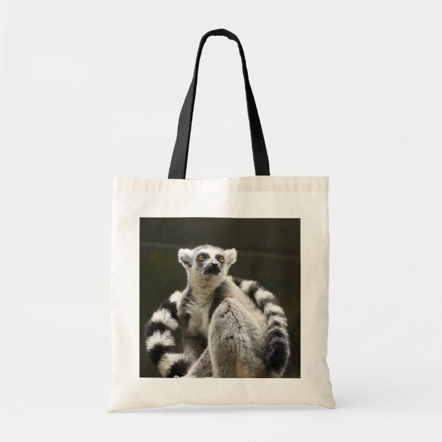 Ring-angebundener Lemur Tragetasche (Vorne)