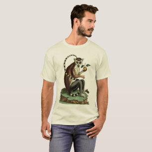 Ring-Angebundenes Lemur-T-Shirt: T-Shirt