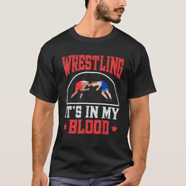 Ring Athlete Wrestler Coach 2 T-Shirt (Vorderseite)