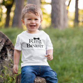 Ring Bearer Bow Krawatte Hochzeit T-Shirt