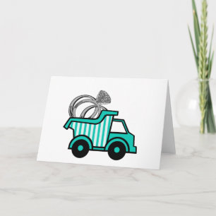Ring Bearer Dump Truck Karte