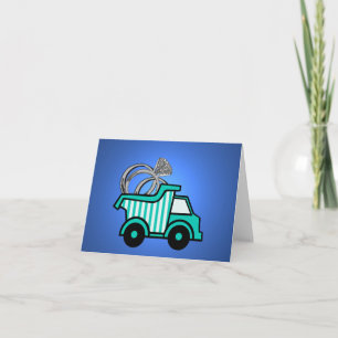 Ring Bearer Dump Truck Karte