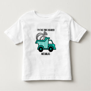 Ring Bearer Dump Truck Kleinkind T-shirt