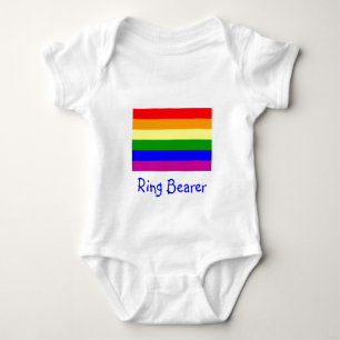 Ring Bearer/Gay Wedding Baby Strampler