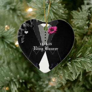 Ring Bearer Gerber Daisy Hochzeitsfeier Ornament