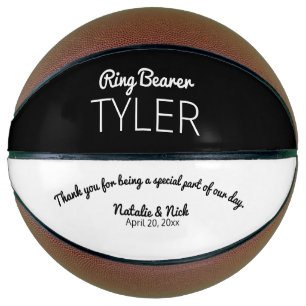 Ring Bearer Geschenk Keepake Basketball