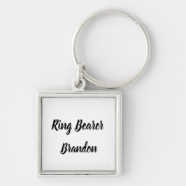 Ring Bearer Geschenke Individuelle Name Geschenke  Schlüsselanhänger