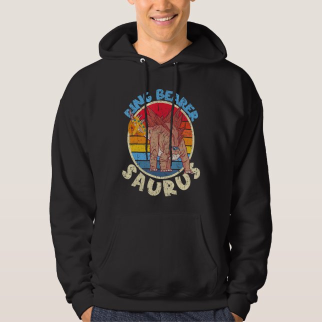 Ring Bearer Saurus I Stegosaurus Hoodie (Vorderseite)