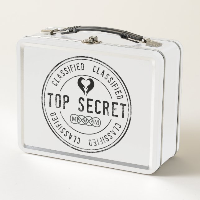 Ring Bearer Security Box Metall Brotdose (Vorderseite)