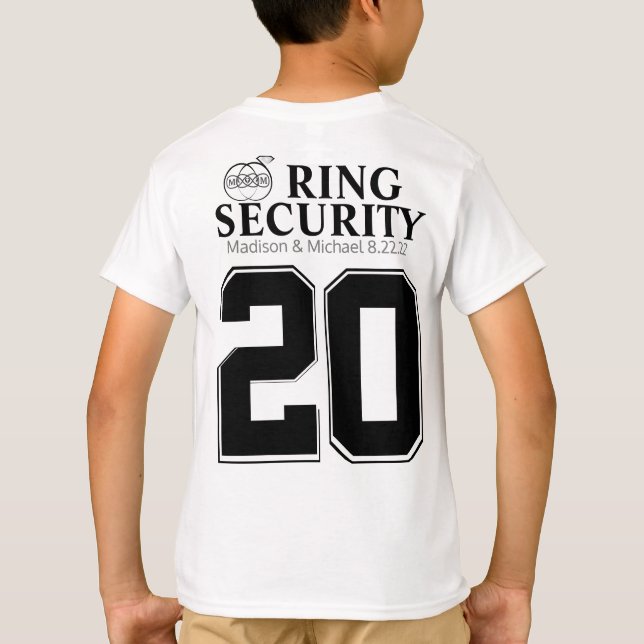Ring Bearer Security T-Shirt (Rückseite)