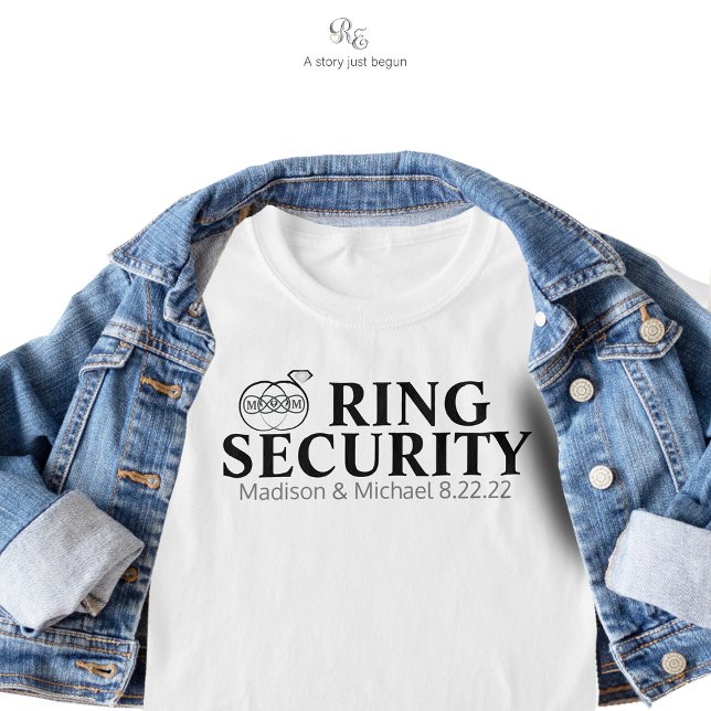 Ring Bearer Security T-Shirt (How adorable does this Ring Bearer Security tee look paired with a denim jacket?)