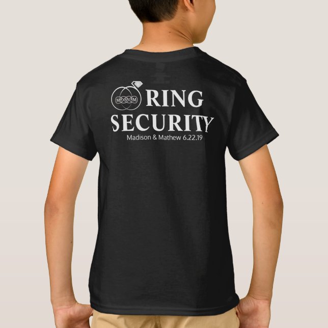 Ring Bearer Security T-Shirt (Rückseite)