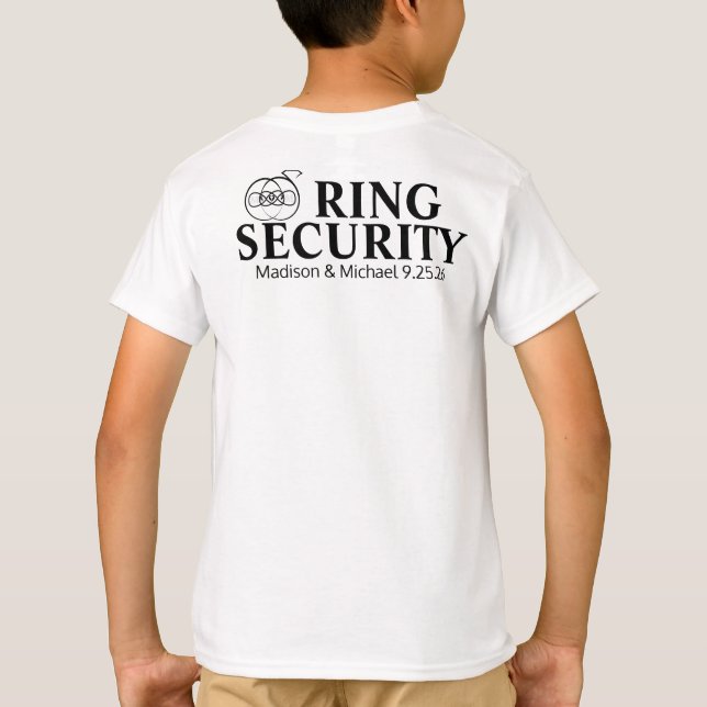 Ring Bearer Security T-Shirt (Rückseite)