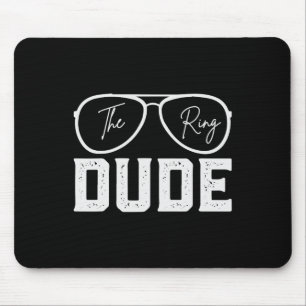 Ring Bearer Wedding Party Ring Security Typ Marri Mousepad