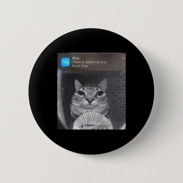 Ring Cat mit Motion Meme Button (Vorderseite)
