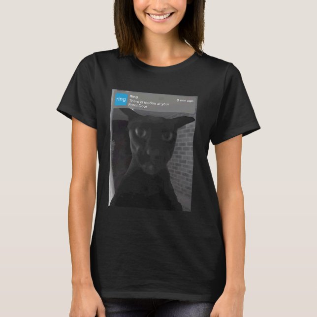 Ring Cat Motion Meme T-Shirt (Vorderseite)