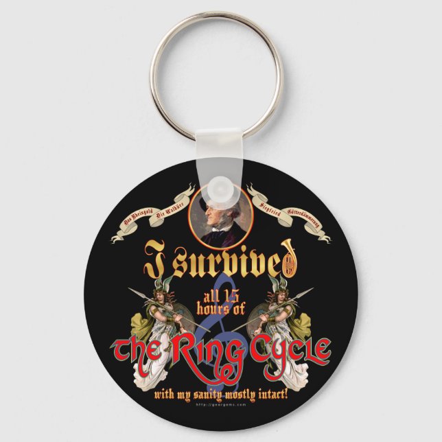 Ring Cycle Survivor Schlüsselanhänger (Vorderseite)