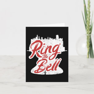 Ring der Glocke Philadelphia City Retro Lover Chri Karte