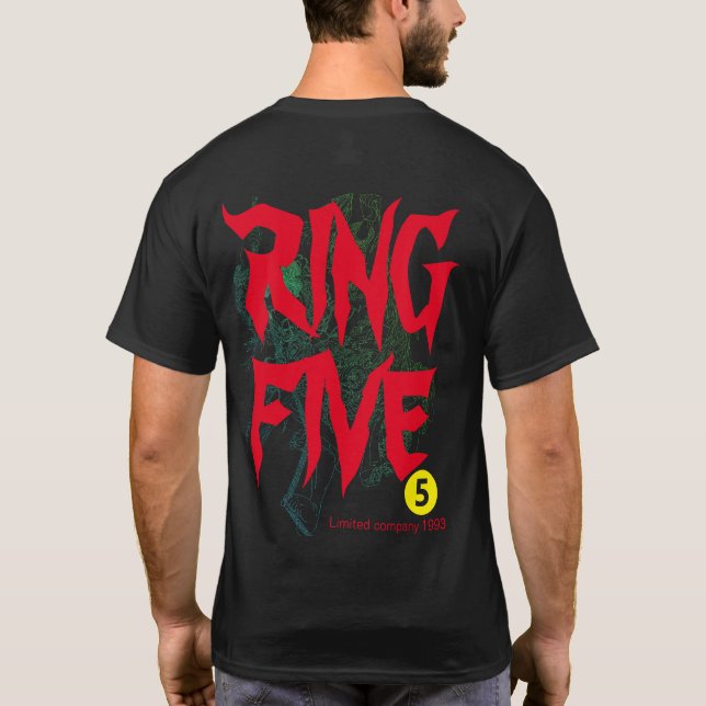 RING FIVE T-Shirt (Rückseite)