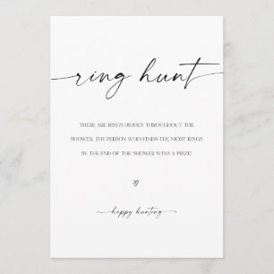 Ring Hunt Brautparty Game Programm