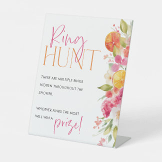 Ring Hunt Schild Junggesellinnenabschied Spiel Cit