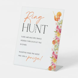 Ring Hunt Schild Junggesellinnenabschied Spiel Fir