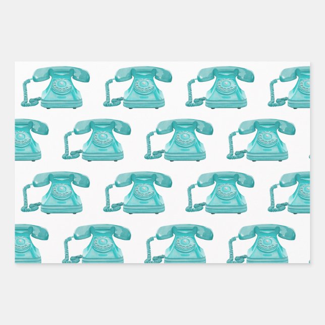 Ring mich geschenkpapier set (Vorderseite)