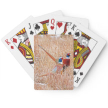 Ring Neck Pheasant Bicycle Playing Cards