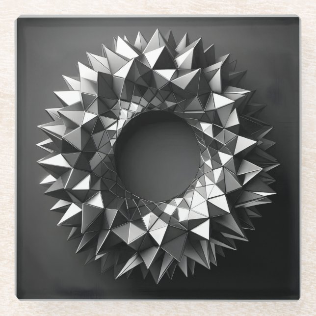 ring of irregular pyramides glasuntersetzer (Vorderseite)