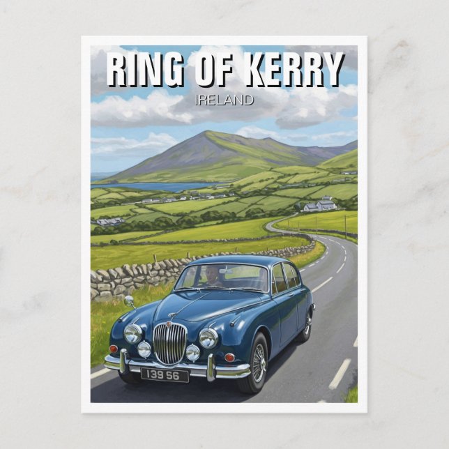 Ring of Kerry Ireland Travel Postkarte (Vorderseite)