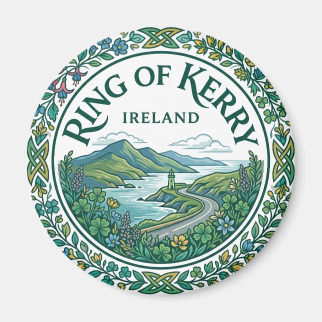 Ring of Kerry Irland Magnet (Vorne)
