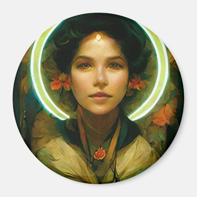 Ring of Light Fantasy Sci-fi Magnet (Vorne)
