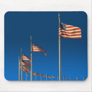 Ring of U.S.A. Fahnen Mousepad