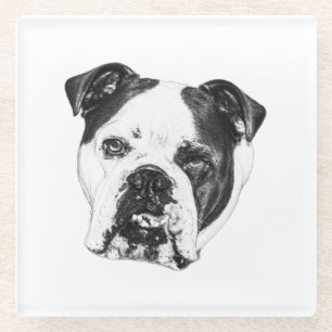 Ring-Safe Bulldog-Untersetzer Glasuntersetzer
