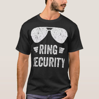 Ring Security Funny T - Shirt for Ring Bearer Boys