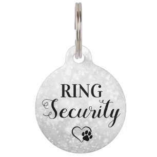 Ring Security Personalisiert Hunde Haustier-ID für Haustiermarke